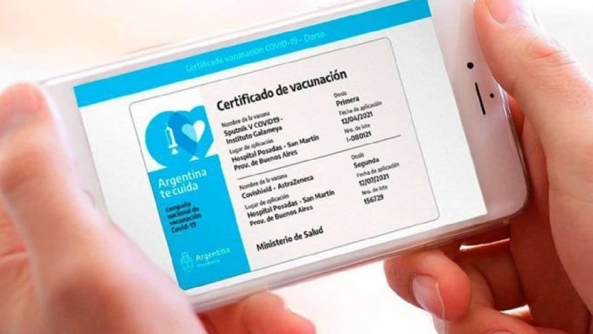 El Gobierno implementará el pase sanitario a partir del 1° de enero