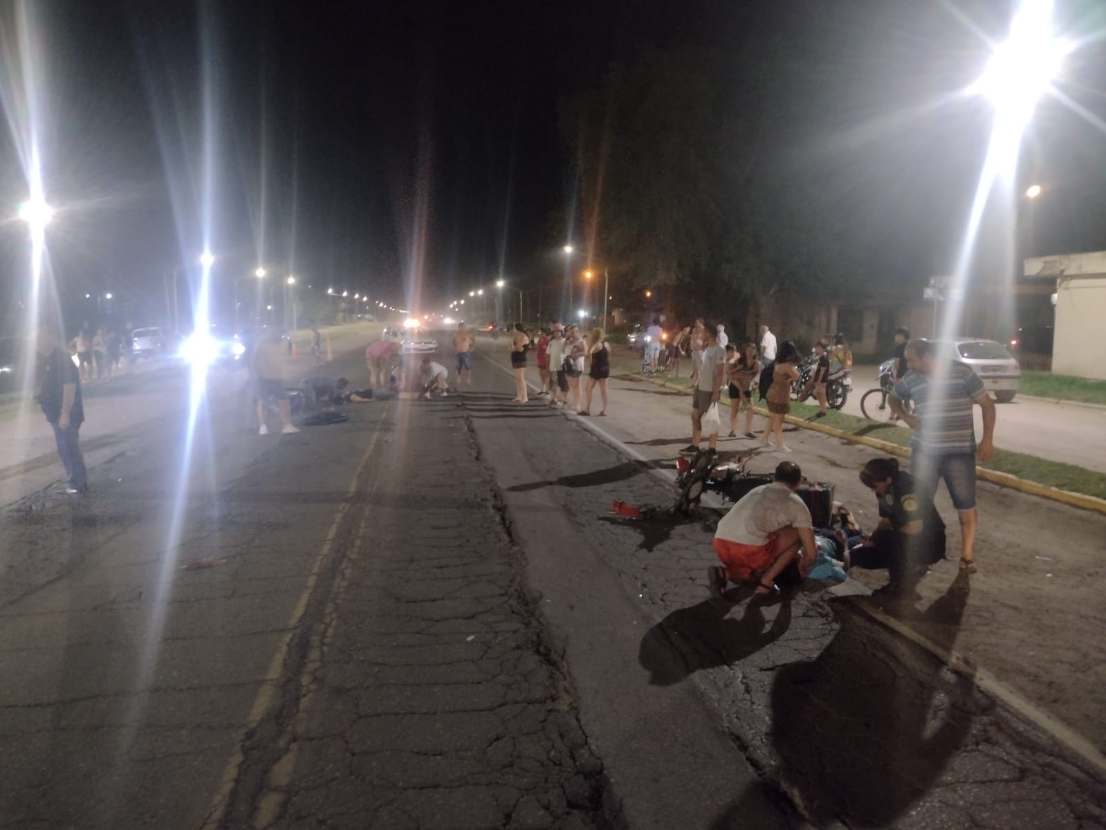 PARTE POLICIAL: ACCIDENTE DE TRÁNSITO ENTRE 2 MOTOCICLETAS 