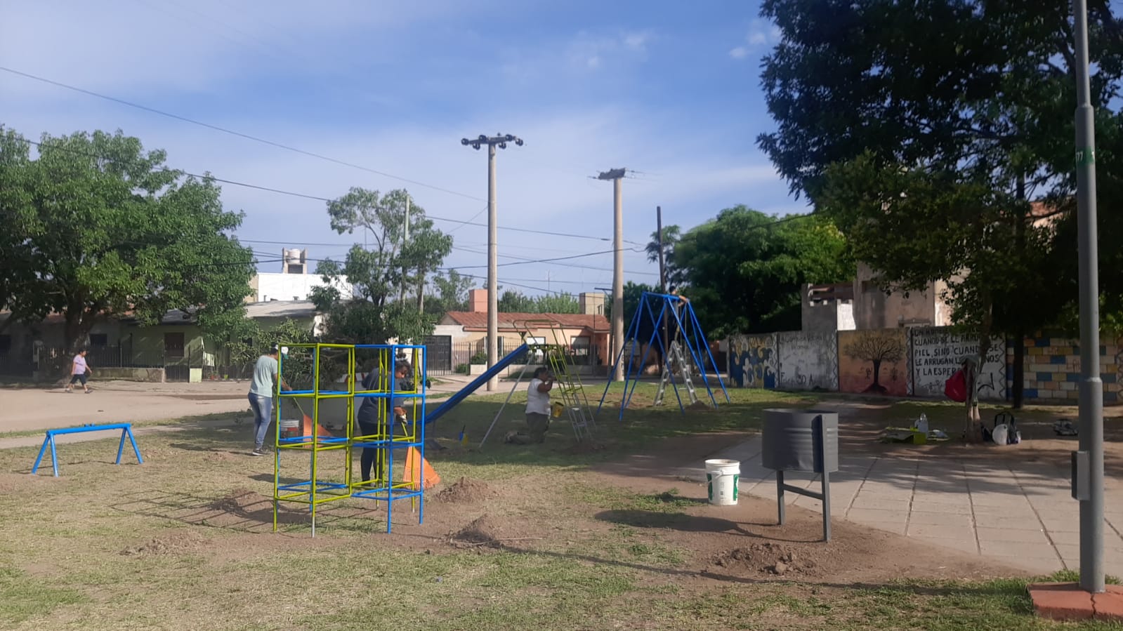 PANAMERICANO: CAMBIAN LA PLAZA DE LUGAR POR SEGURIDAD Y REALIZAN MEJORAS