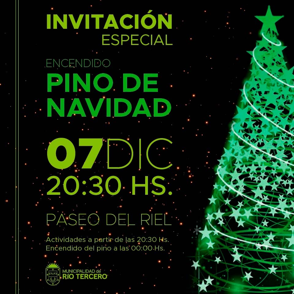 LA MUNICIPALIDAD INFORMA LAS CALLES QUE ESTARÁN CORTADAS POR EL ENCENDIDO DEL ÁRBOL DE NAVIDAD 