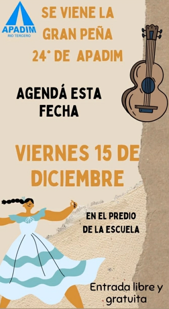 ESTE VIERNES SE REALIZA LA GRAN PEÑA DE APADIM