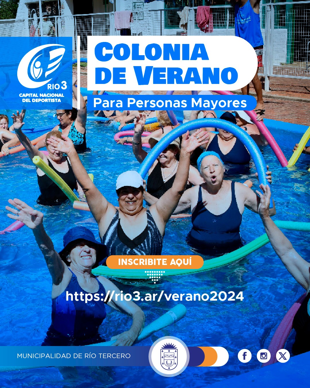 EL MUNICIPIO COMENZÓ CON LA INSCRIPCIÓN PARA LA COLONIA DE VERANO PARA PERSONAS MAYORES