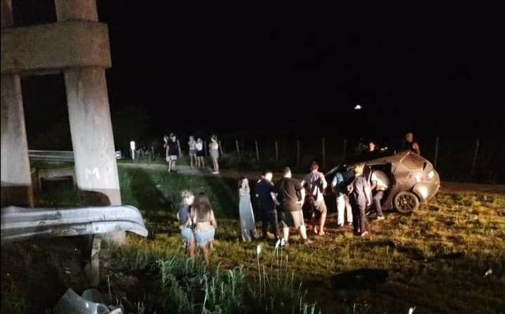 ALMAFUERTE: SINIESTRO VIAL CON PERSONA DE RÍO TERCERO LESIONADA