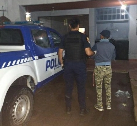 Parte policial: Masculino fue detenido por violencia familiar 