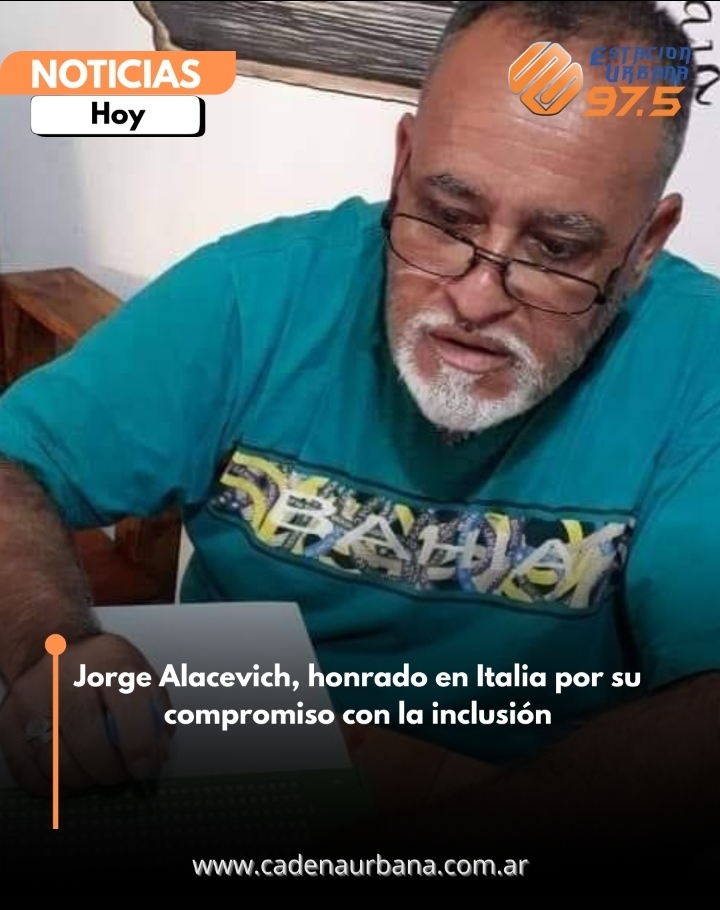 Jorge Alacevich recibió una distinción internacional por su labor en inclusión y accesibilidad