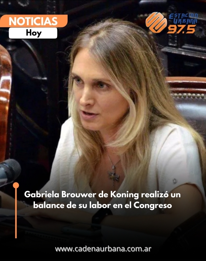 Gabriela Brouwer de Koning realizó un balance de su labor en el Congreso