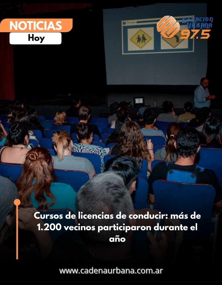 Cursos de licencias de conducir: más de 1.200 vecinos participaron durante el año