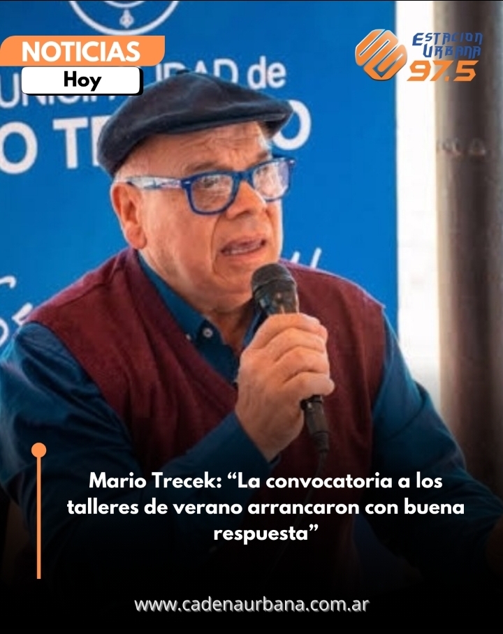 Mario Trecek: La convocatoria a los talleres de verano arrancaron con buena respuesta