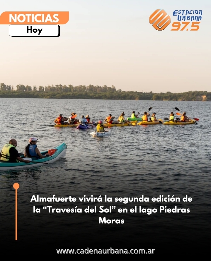 Almafuerte vivirá la segunda edición de la Travesía del Sol en el lago Piedras Moras