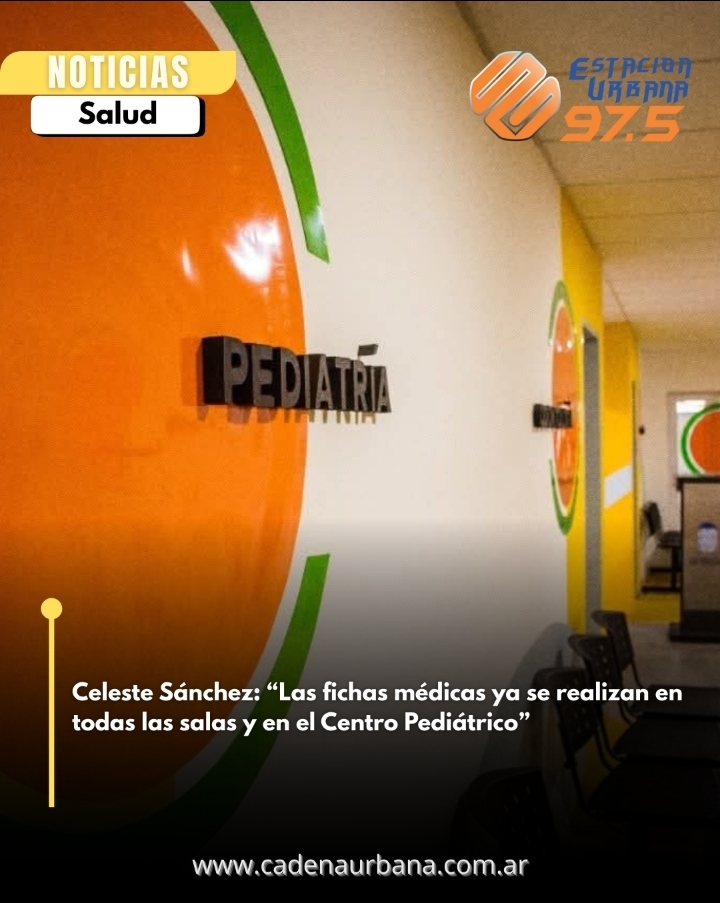 Celeste Sánchez: Las fichas médicas ya se realizan en todas las salas y en el Centro Pediátrico 