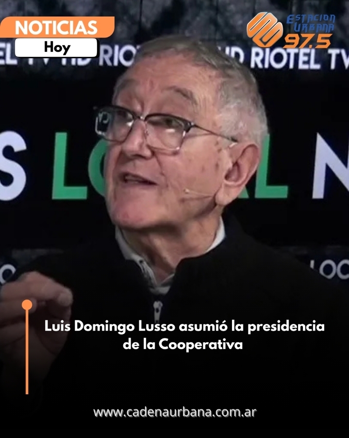 Luis Domingo Lusso asumió la presidencia de la Cooperativa 